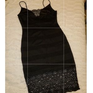 Black Lace Mini Dress SEXY